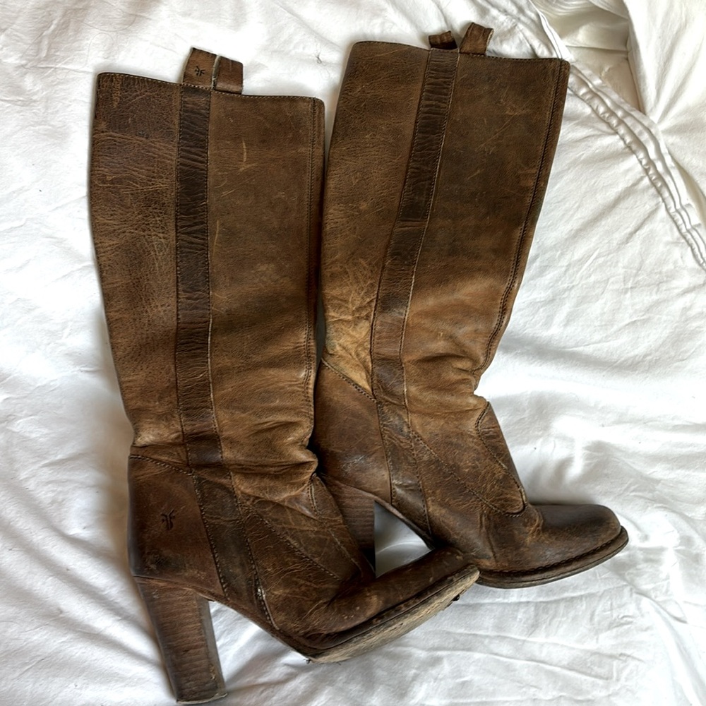 Frye heeled boots